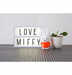 Tirelire Miffy - Lapin - 13 cm - Orange