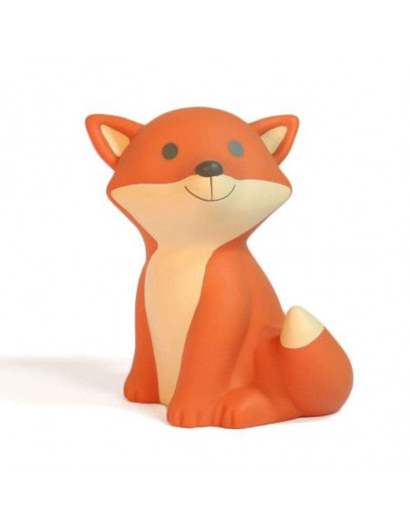 Tirelire César - Renard - 13 cm - Orange