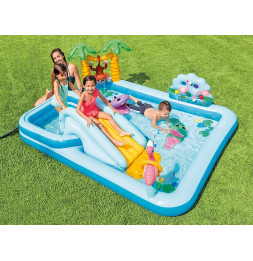 Aire de jeu Jungle - L 2,57 x l 2,16 x H 0,84 m - Intex