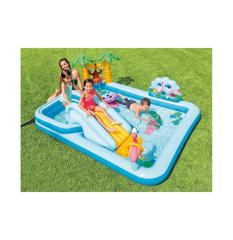 Aire de jeu Jungle - L 2,57 x l 2,16 x H 0,84 m - Intex