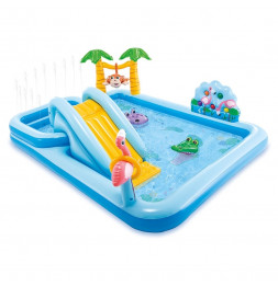 Aire de jeu Jungle - L 2,57 x l 2,16 x H 0,84 m - Intex