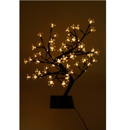 Arbre lumineux d'intérieur blanc - 48 LEDs - Décoration lumineuse