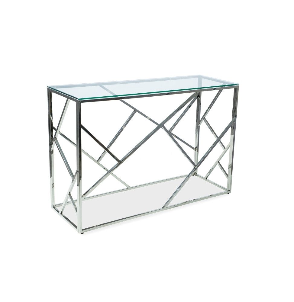 Console - Escada - 120 x 40 x 78 cm - Chromé