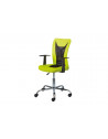 Chaise de bureau à roulettes Donny - l 48 x P 55 x H 89-99 cm - Vert