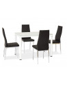 Table 6 personnes - Galant - 110 x 70 x 75 cm - Blanc