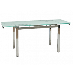Table extensible 8 personnes - GD017 - 110-170 x 74 x 75 cm - Blanc