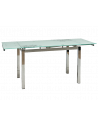 Table extensible 8 personnes - GD017 - 110-170 x 74 x 75 cm - Blanc