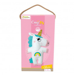 Little couz'in Alicia la licorne - L 16 x l 5 x H 26 cm