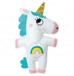 Little couz'in Alicia la licorne - L 16 x l 5 x H 26 cm