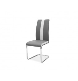 Chaise design - H200 - 42 x 42 x 98 cm - Gris