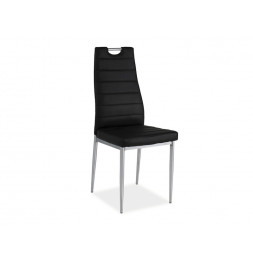 Chaise moderne - H260 - 40 x 38 x 96 cm - Noir