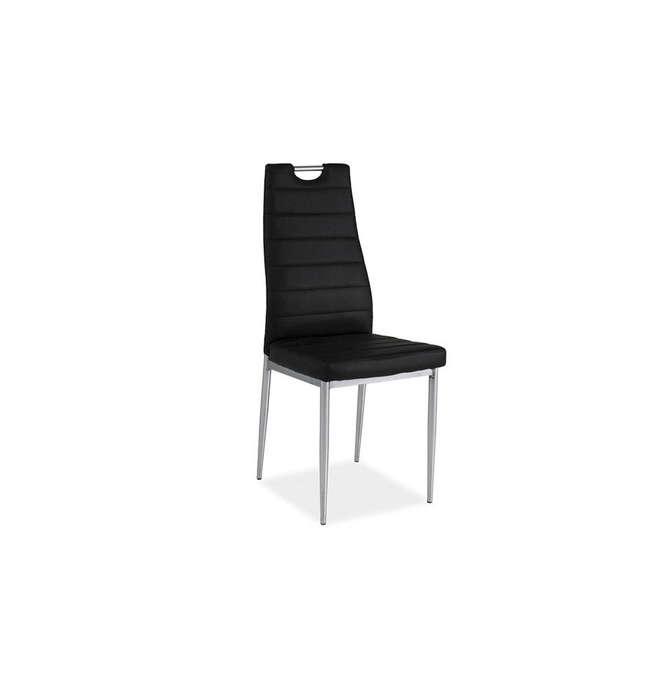 Chaise moderne - H260 - 40 x 38 x 96 cm - Noir