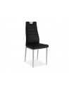 Chaise moderne - H260 - 40 x 38 x 96 cm - Noir