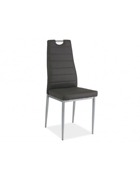 Chaise moderne - H260 - 40 x 38 x 96 cm - Gris