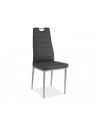 Chaise moderne - H260 - 40 x 38 x 96 cm - Gris