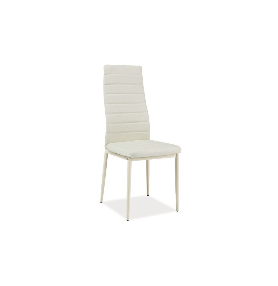Chaise moderne - H261 K - 40 x 38 x 96 cm - Beige