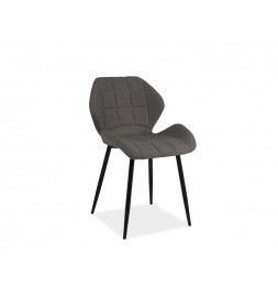 Chaise fauteuil - Hals - 51 x 39 x 81 cm - Gris