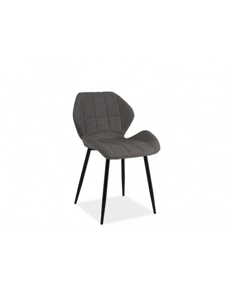 Chaise fauteuil - Hals - 51 x 39 x 81 cm - Gris