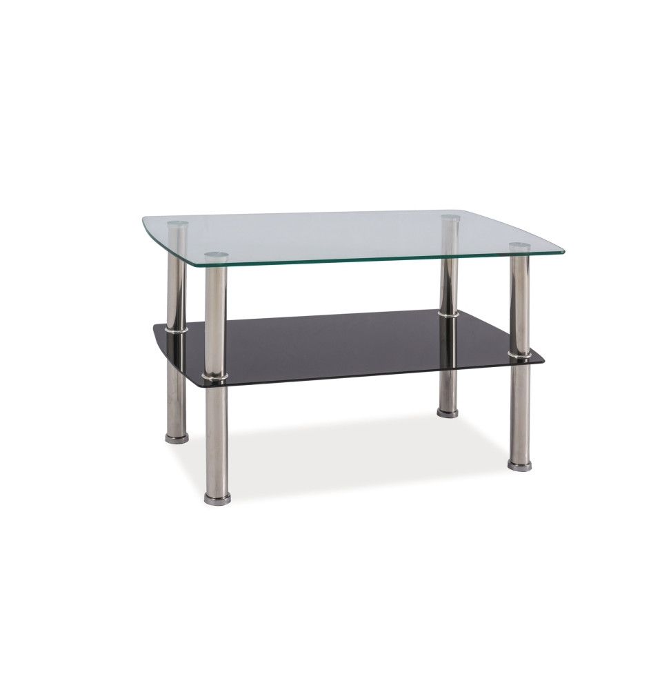 Table basse - Irène - 75 x 45 x 45 cm - Verre