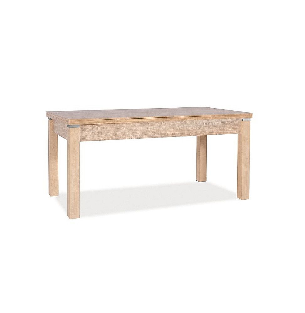 Table basse relevable - Kleopatra - 124 x 64 x 56 cm - Couleur chêne sonoma