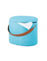 Tabouret Dilia avec espace de rangement - l 42 x P 30 x H 36 cm - Bleu