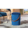 Tabouret Papua avec espace de rangement - l 35 x P 35 x H 45 cm - Bleu