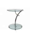 Table d'appoint - Muna - D 50 x H 55 cm - Verre