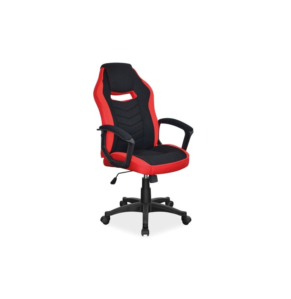 Chaise de bureau à roulettes - Camaro - 59 x 49 x 106 cm - Rouge