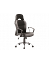 Chaise de bureau à roulettes - Q033 - 63 x 50 x 116 cm - Noir