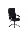 Chaise de bureau à roulettes - Q087 - 66 x 50 x 115 cm - Noir