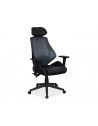 Chaise de bureau à roulettes - Q406 - 67 x 52 x 102 cm - Noir