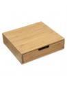 Tiroir range capsules - 5 compartiments - 34,5 x 30,5 x 8 cm - Bambou