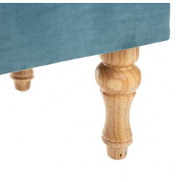 Banc de rangement - 102 x 38 x 41 cm - Bleu