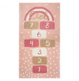 Tapis marelle - 80 x 150 cm - Rose