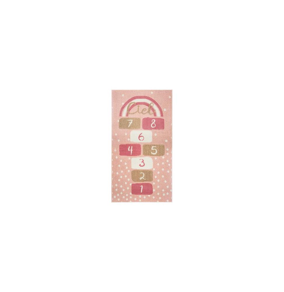 Tapis marelle - 80 x 150 cm - Rose