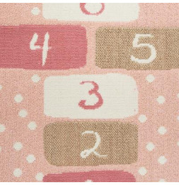 Tapis marelle - 80 x 150 cm - Rose