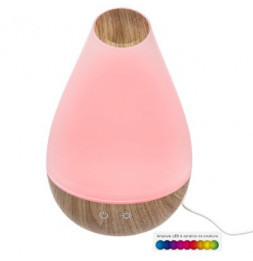 Diffuseur d'huiles essentielles à led - D 15,8 x H 22,5 cm