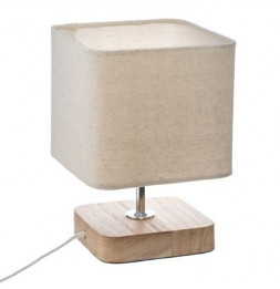 Lampe à poser - Toxey - D 14 x H 21 cm - Beige