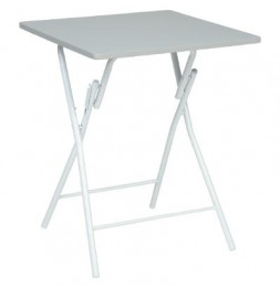 Table pliante - 60 x 60 cm - Gris