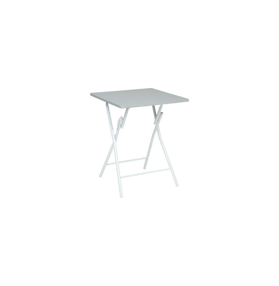 Table pliante - 60 x 60 cm - Gris