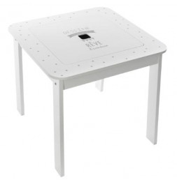 Ensemble table et tabourets - Gris