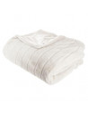 Plaid Manoir - 180 x 230 cm - Blanc