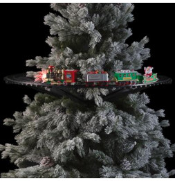 Train de Noël électrique - A poser dans le sapin - 4 pièces