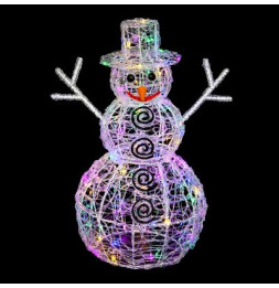 Bonhomme de neige lumineux - Luminaire multicolore