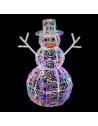 Bonhomme de neige lumineux - Luminaire multicolore