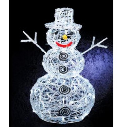 Bonhomme de neige lumineux...