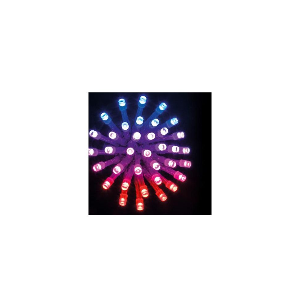 Guirlande lumineuse multicolore - Dégradé de couleurs - 10 M de lumière