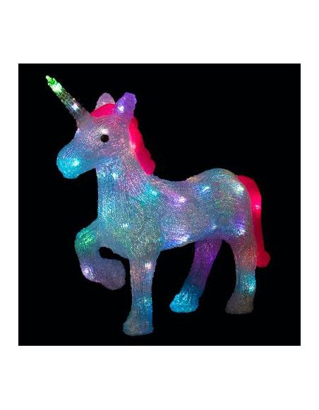 Licorne lumineuse - 40 LED - H 40 cm