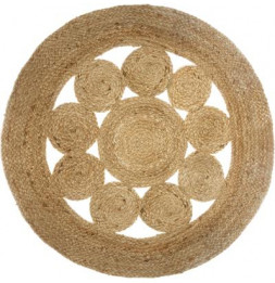 Tapis rond ajouré - D 80 cm