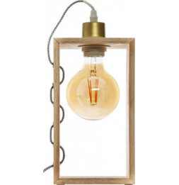 Lampe à poser en bois - Iwata - H 28 cm